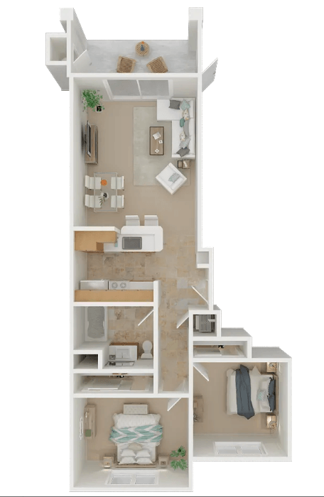The Dolce 2X1 Floor Plan | Torcello